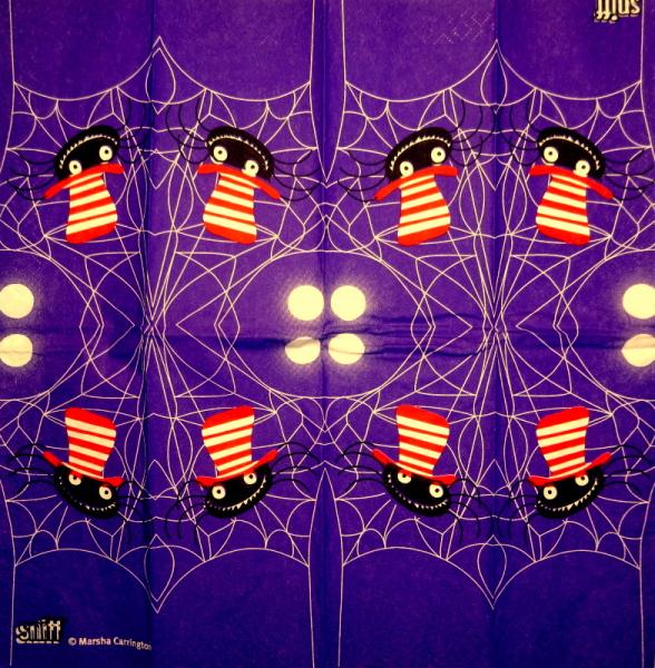 241 Halloween - 4-ply - Sniff - ppd - Marsha Carrington - Handkerchief